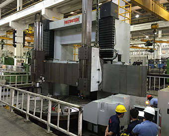 Chile Customer purchase vertical lathe